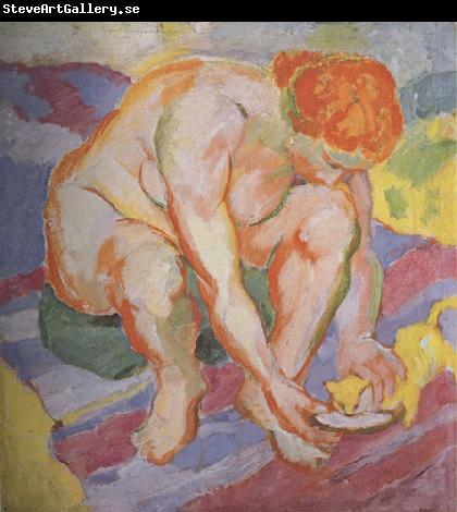 Franz Marc Nude with  Cat (mk34)